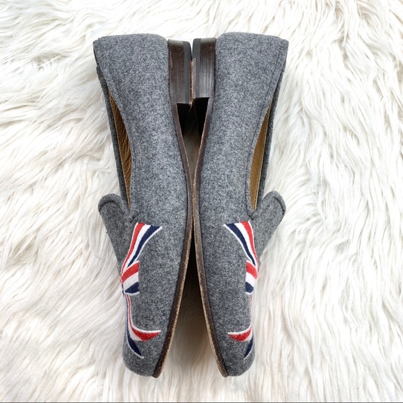 Stubbs Wootton Brooks Brothers Bow Wool Loafers - Picture 8 of 8